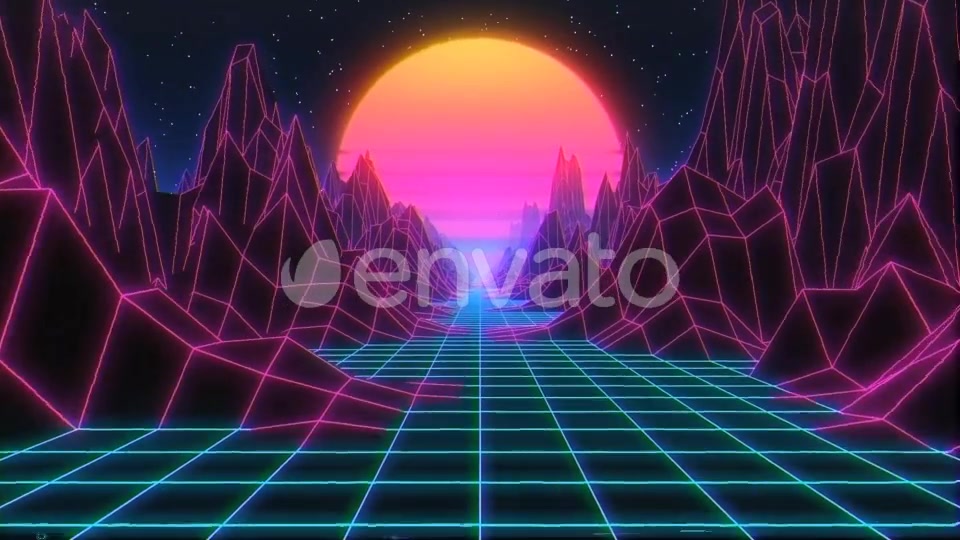 80s Retro Background 04 Videohive 23454905 Motion Graphics Image 3