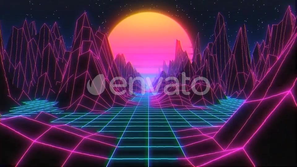 80s Retro Background 04 Videohive 23454905 Motion Graphics Image 4