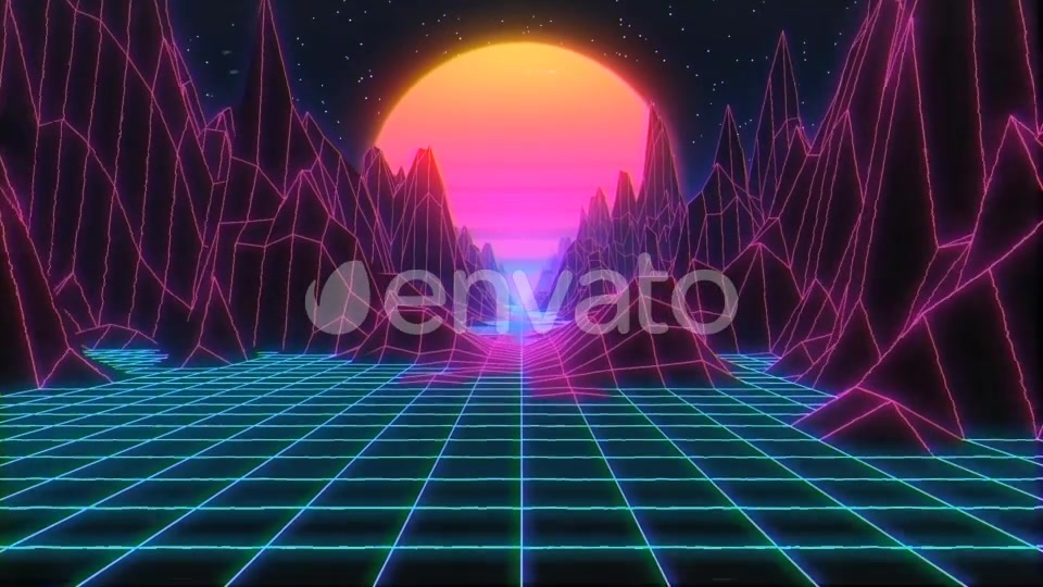 80s Retro Background 04 Videohive 23454905 Motion Graphics Image 5