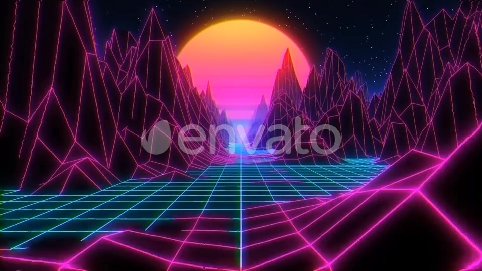 80s Retro Background 04 Videohive 23454905 Motion Graphics Image 6