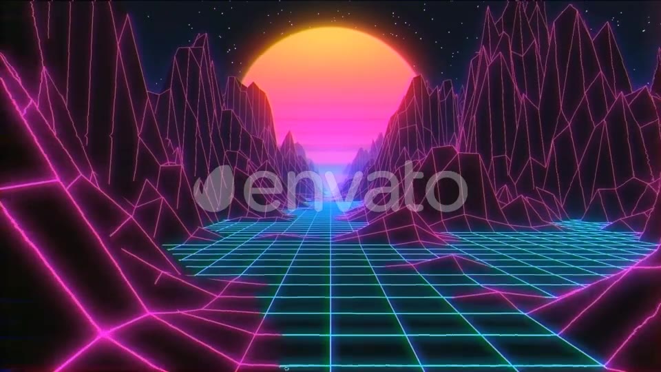 80s Retro Background 04 Videohive 23454905 Motion Graphics Image 7