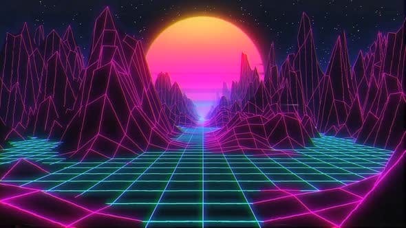 80s Retro Background 04 - Download 23454905 Videohive