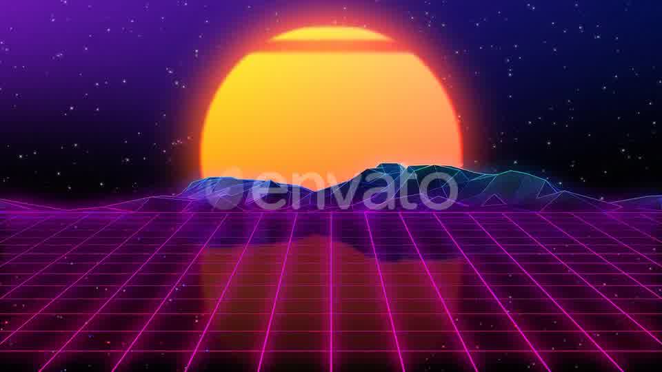 80s Retro Background 05 4K Videohive 23912295 Motion Graphics Image 10