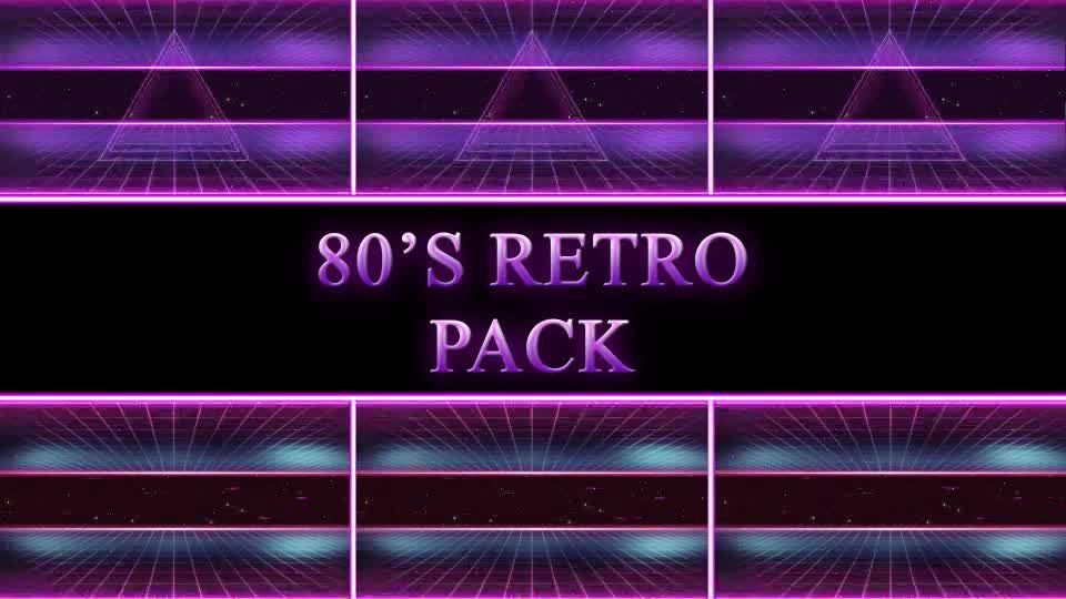 80s Retro Background Pack Videohive 20627783 Motion Graphics Image 1