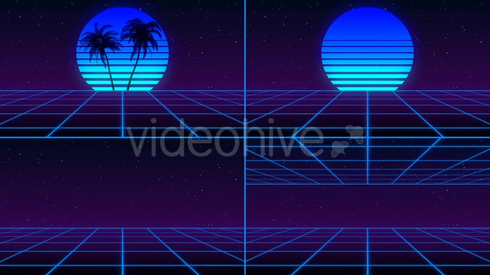 80s Retro Background Pack (Pack of 4) Videohive 21636990 Motion Graphics Image 7