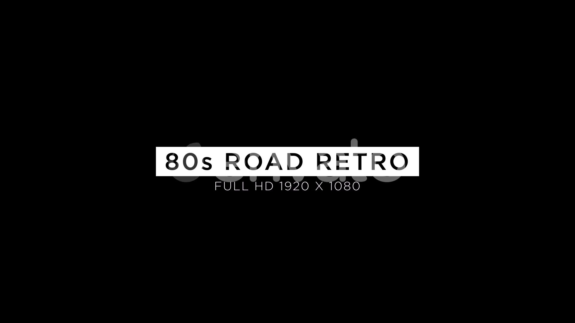 80s Road Retro VJ Loops Background Videohive 22346341 Motion Graphics Image 6