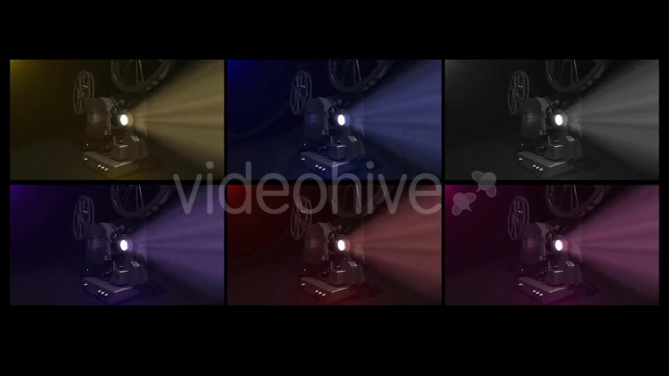 8mm Vintage Film Projector Pack (Pack of 6) Videohive 21283130 Motion Graphics Image 11