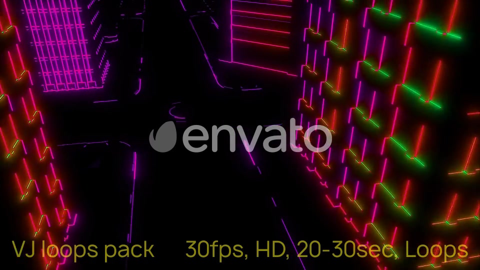 9 Retro Funk VJ Loops Pack Videohive 23458160 Motion Graphics Image 11