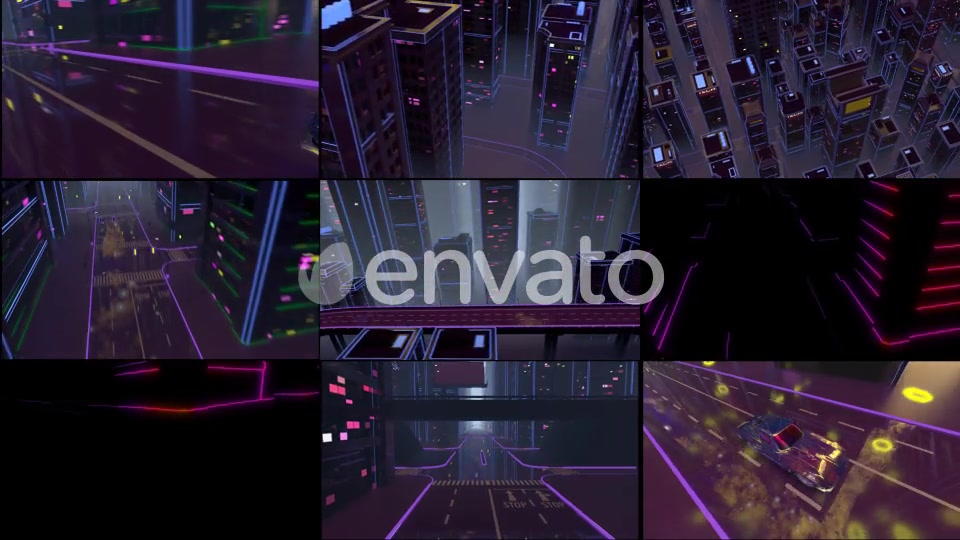 9 Retro Funk VJ Loops Pack Videohive 23458160 Motion Graphics Image 12