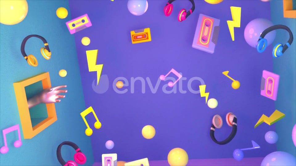 90s Hipster Music Room Videohive 24577774 Motion Graphics Image 10