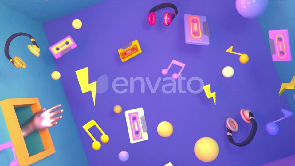 90s Hipster Music Room Videohive 24577774 Motion Graphics Image 11