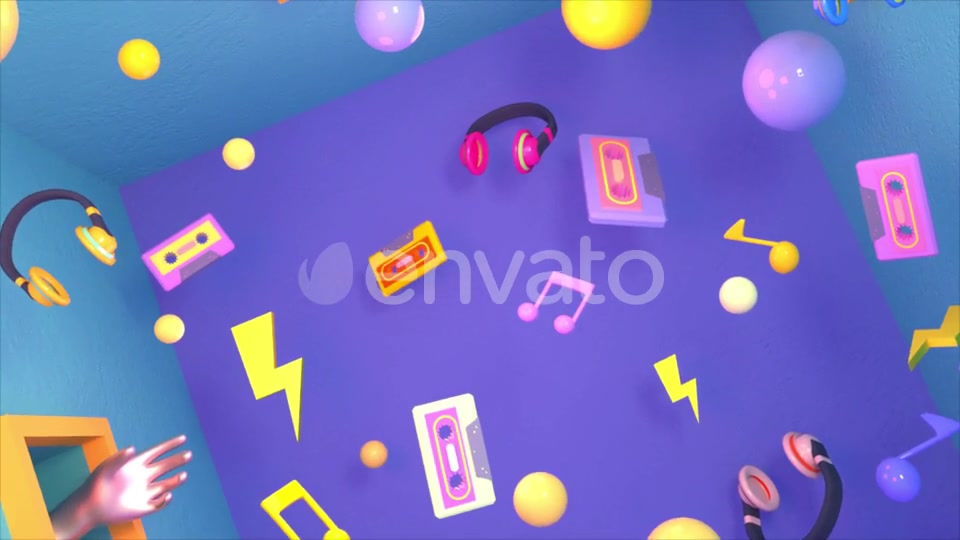 90s Hipster Music Room Videohive 24577774 Motion Graphics Image 6