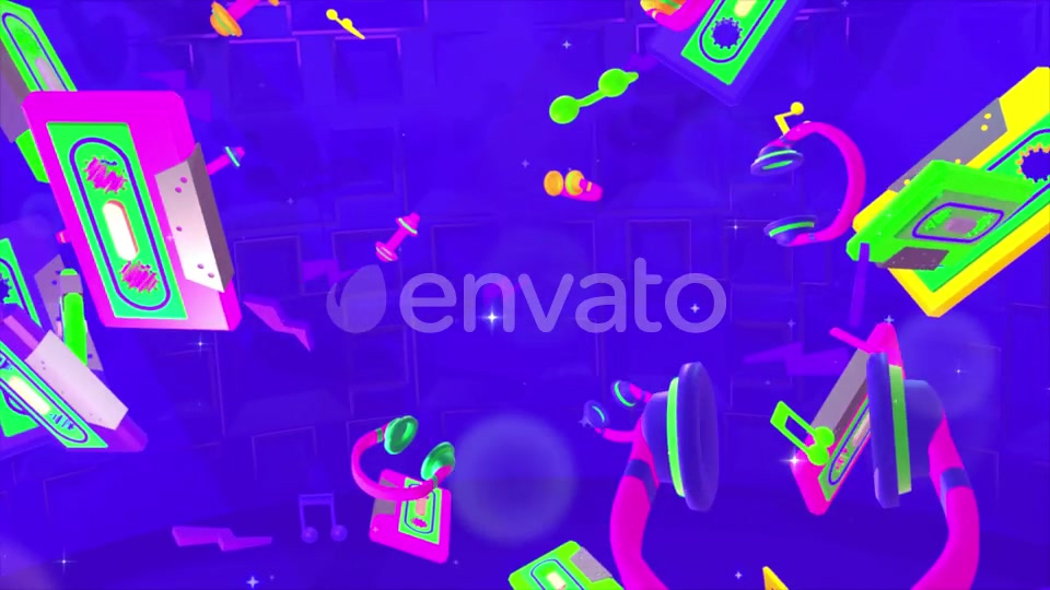 90s Music World Videohive 25086638 Motion Graphics Image 5