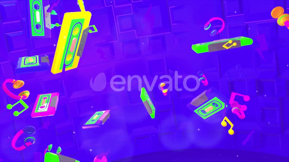 90s Music World Videohive 25086638 Motion Graphics Image 9
