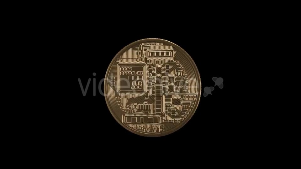 A Coiling Loop Bitcoin Coin Videohive 21348726 Motion Graphics Image 8