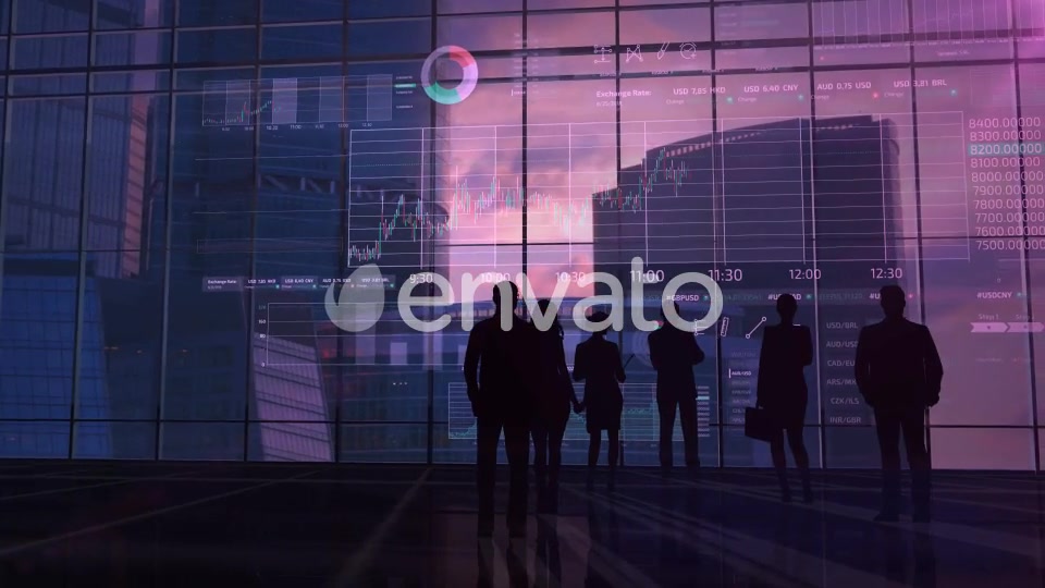 A Group Of Traders Monitors The State Of The Stock Exchange HD Videohive 22811815 Motion Graphics Image 7