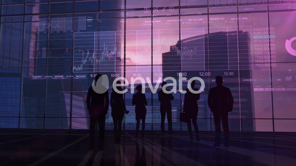 A Group Of Traders Monitors The State Of The Stock Exchange HD Videohive 22811815 Motion Graphics Image 8