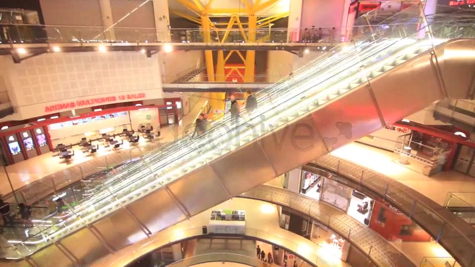A Lift At Mall  Videohive 4943468 Stock Footage Image 3
