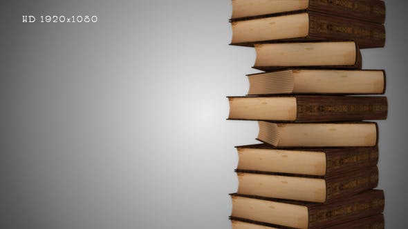 A Stack of Books Background 2 - Videohive Download 12989130
