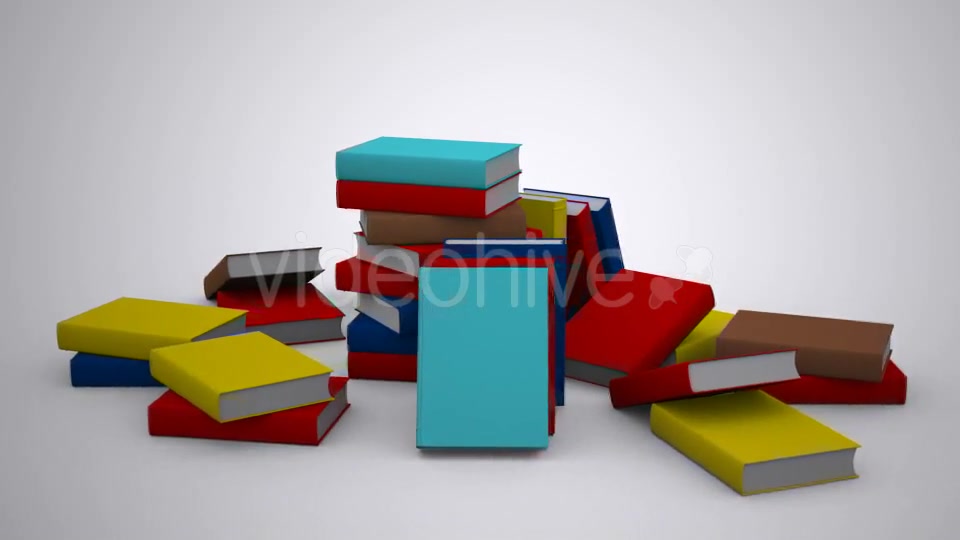 A Stack of Books Background Videohive 9818184 Motion Graphics Image 4