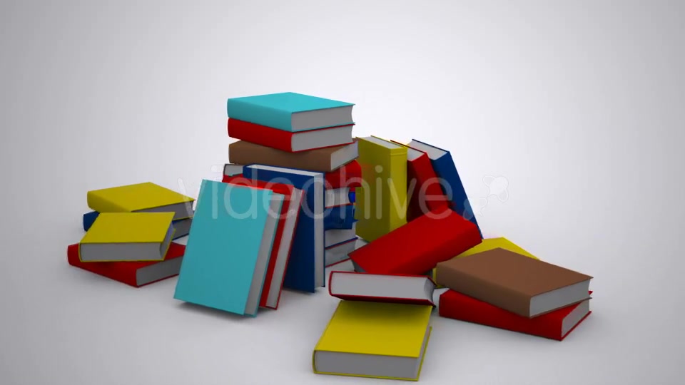 A Stack of Books Background Videohive 9818184 Motion Graphics Image 5