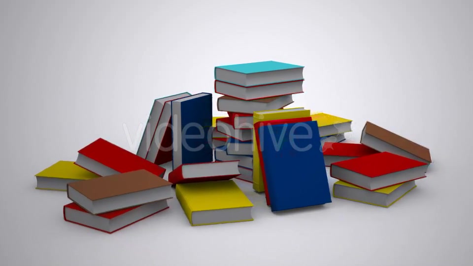 A Stack of Books Background Videohive 9818184 Motion Graphics Image 7