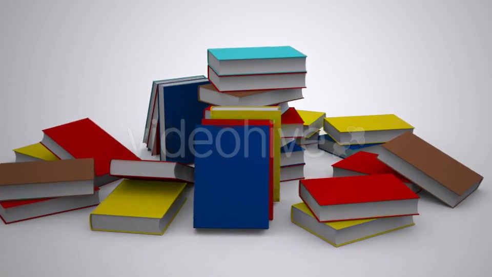 A Stack of Books Background Videohive 9818184 Motion Graphics Image 8