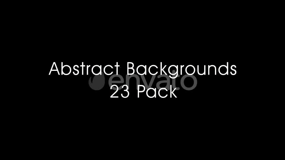 Abstract Backgrounds 23 Pack Videohive 22453982 Motion Graphics Image 1