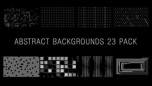 Abstract Backgrounds 23 Pack - Download 22453982 Videohive
