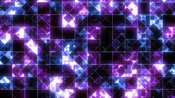 Abstract Blocks Blue Purple Loop - Download 24385368 Videohive