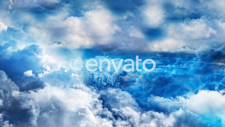 Abstract Blue and White Clouds in Daytime Sky Videohive 23602510 Motion Graphics Image 2