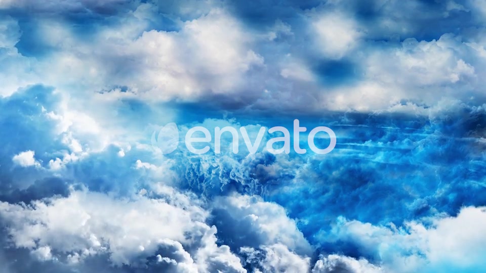 Abstract Blue and White Clouds in Daytime Sky Videohive 23602510 Motion Graphics Image 3