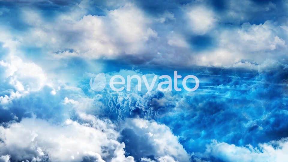 Abstract Blue and White Clouds in Daytime Sky Videohive 23602510 Motion Graphics Image 4