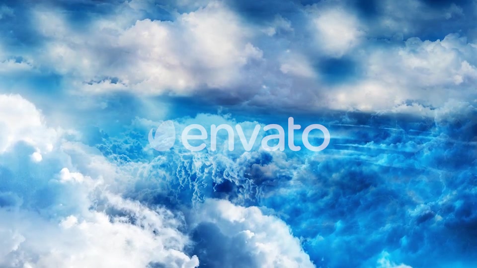 Abstract Blue and White Clouds in Daytime Sky Videohive 23602510 Motion Graphics Image 5
