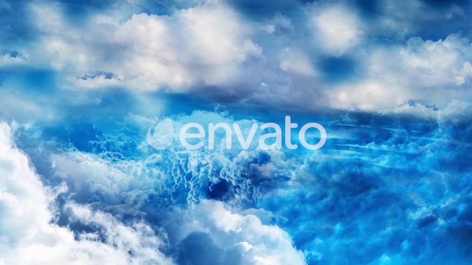 Abstract Blue and White Clouds in Daytime Sky Videohive 23602510 Motion Graphics Image 6
