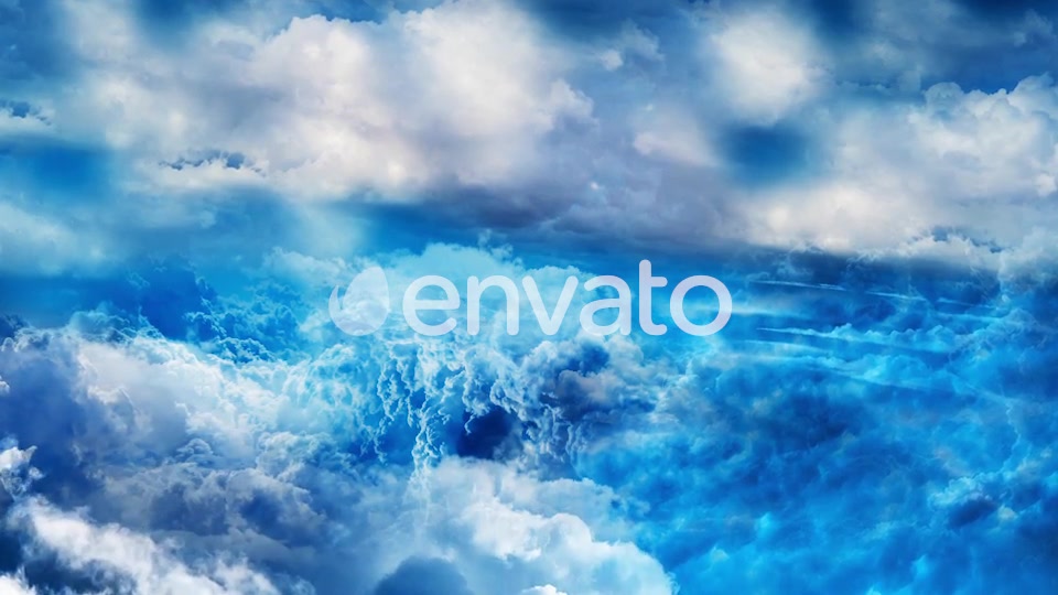 Abstract Blue and White Clouds in Daytime Sky Videohive 23602510 Motion Graphics Image 7