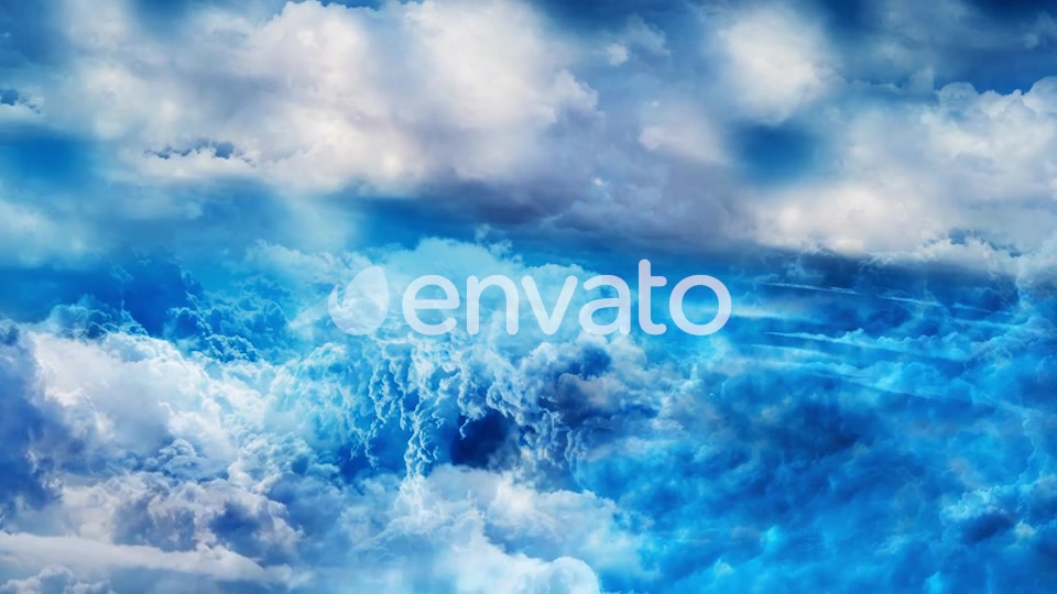 Abstract Blue and White Clouds in Daytime Sky Videohive 23602510 Motion Graphics Image 8