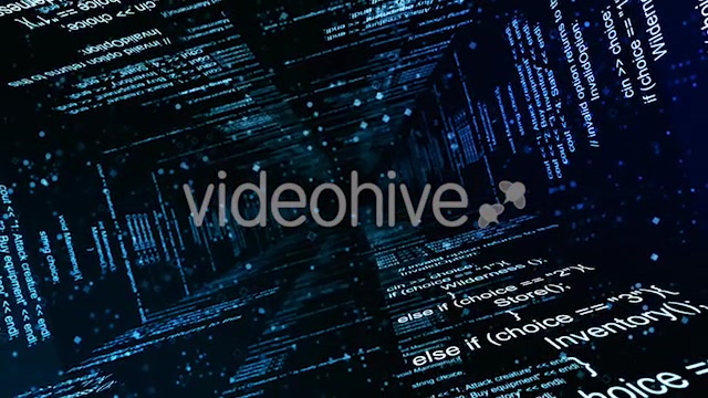 Abstract Blue Coding Wall Videohive 20724324 Motion Graphics Image 6
