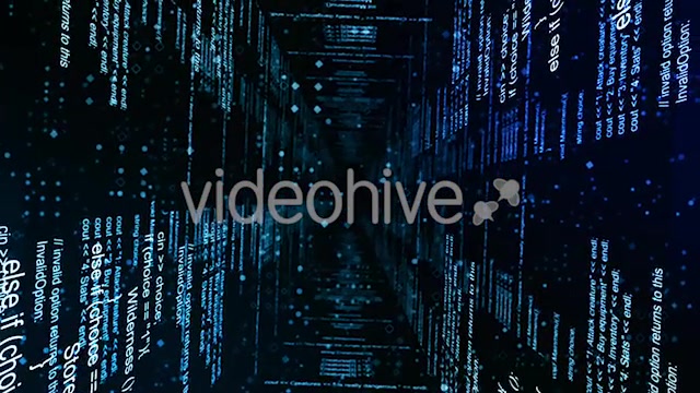 Abstract Blue Coding Wall Videohive 20724324 Motion Graphics Image 8