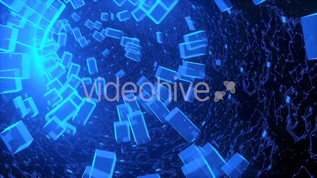 Abstract Blue Hardware Tunnel High Technology Videohive 20924575 Motion Graphics Image 10