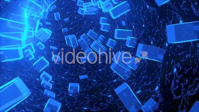 Abstract Blue Hardware Tunnel High Technology Videohive 20924575 Motion Graphics Image 5
