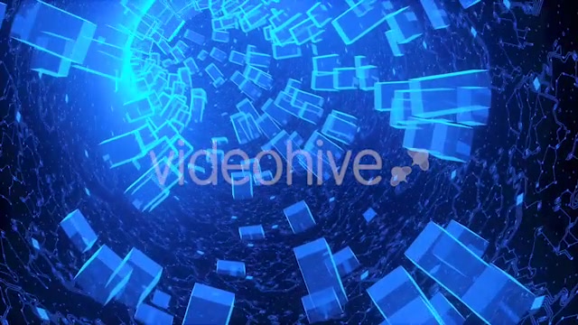 Abstract Blue Hardware Tunnel High Technology Videohive 20924575 Motion Graphics Image 6