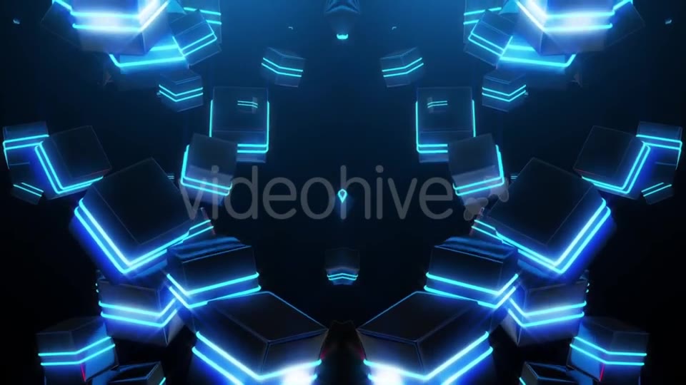 Abstract Blue Neon Squares Videohive 19976372 Motion Graphics Image 11