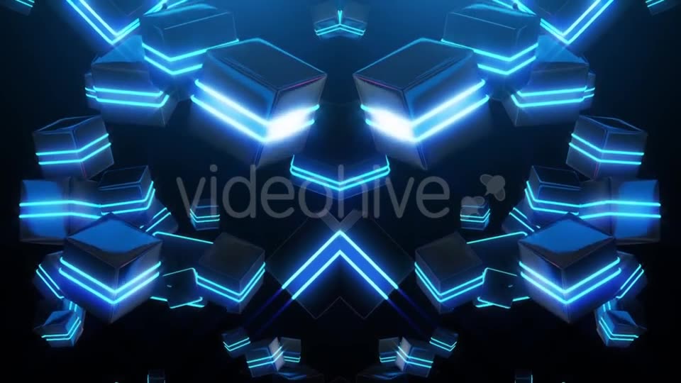 Abstract Blue Neon Squares Videohive 19976372 Motion Graphics Image 2