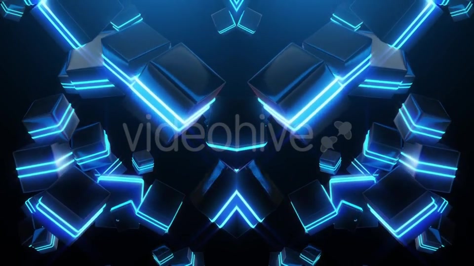 Abstract Blue Neon Squares Videohive 19976372 Motion Graphics Image 3
