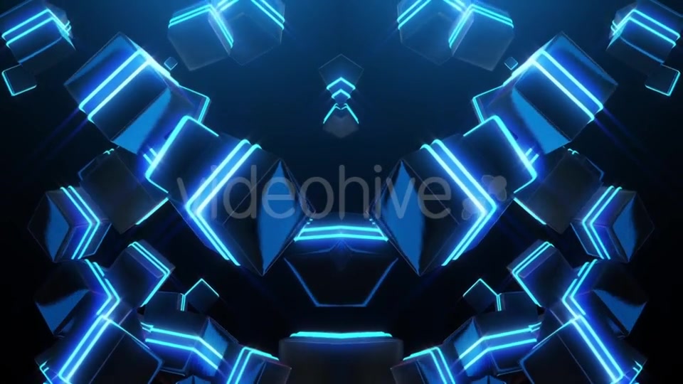 Abstract Blue Neon Squares Videohive 19976372 Motion Graphics Image 6