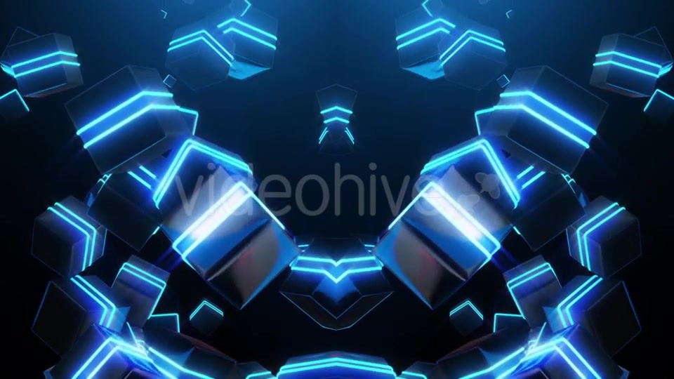 Abstract Blue Neon Squares Videohive 19976372 Motion Graphics Image 7