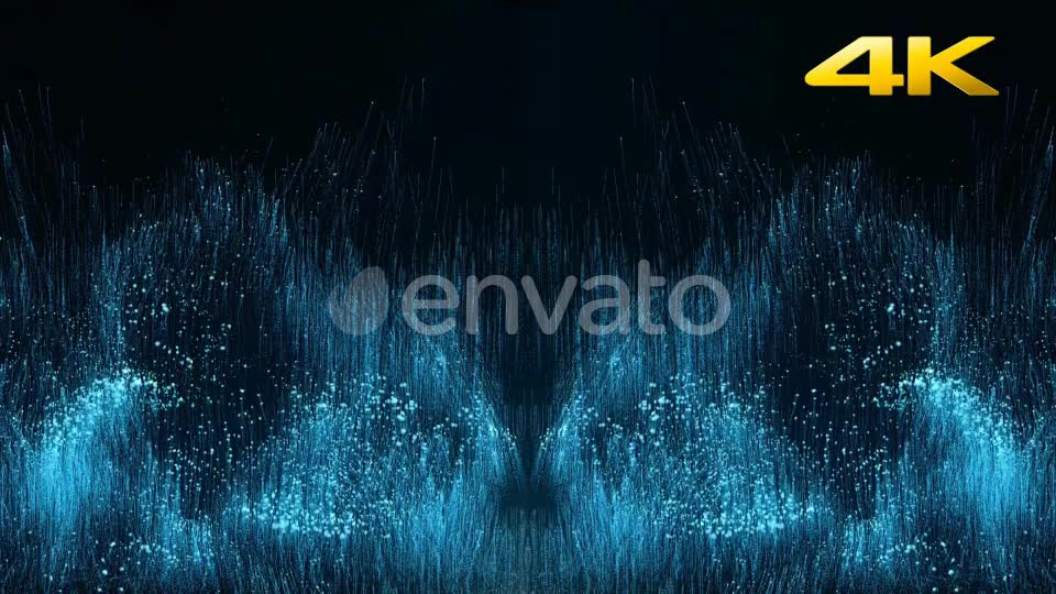 Abstract Blue Particles Background 4K Videohive 23709184 Motion Graphics Image 1