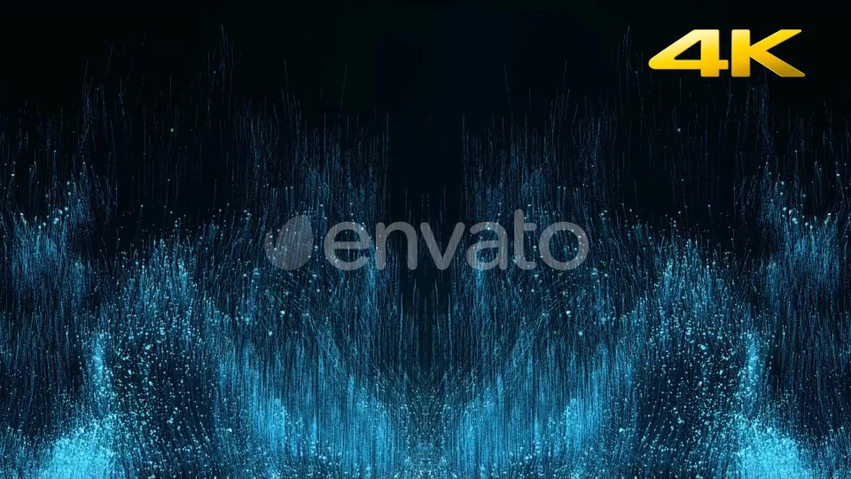 Abstract Blue Particles Background 4K Videohive 23709184 Motion Graphics Image 4