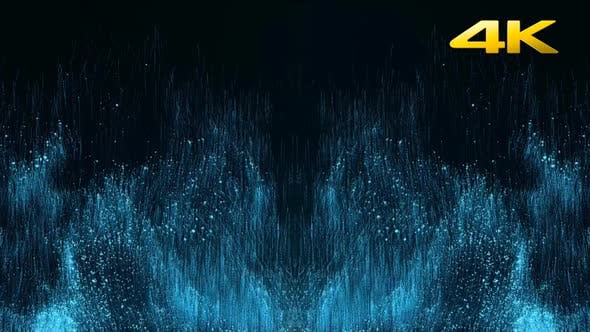 Abstract Blue Particles Background 4K - Videohive 23709184 Download